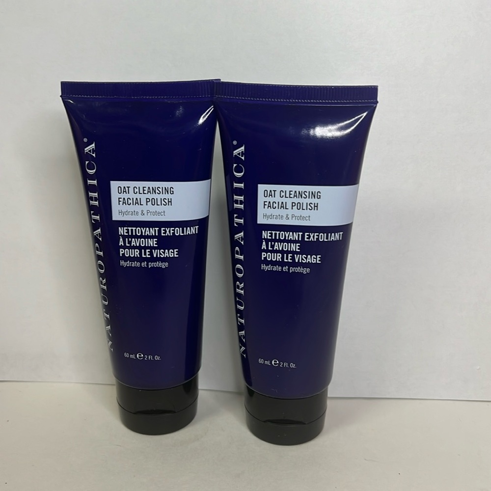 NATUROPATHICA OAT CLEANSING FACIAL POLISH HYDRATE & PROTECT 2oz (lot of 2)